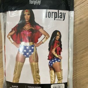 Forplay women’s sexy Wonder Woman Superhero Costume size medium-large